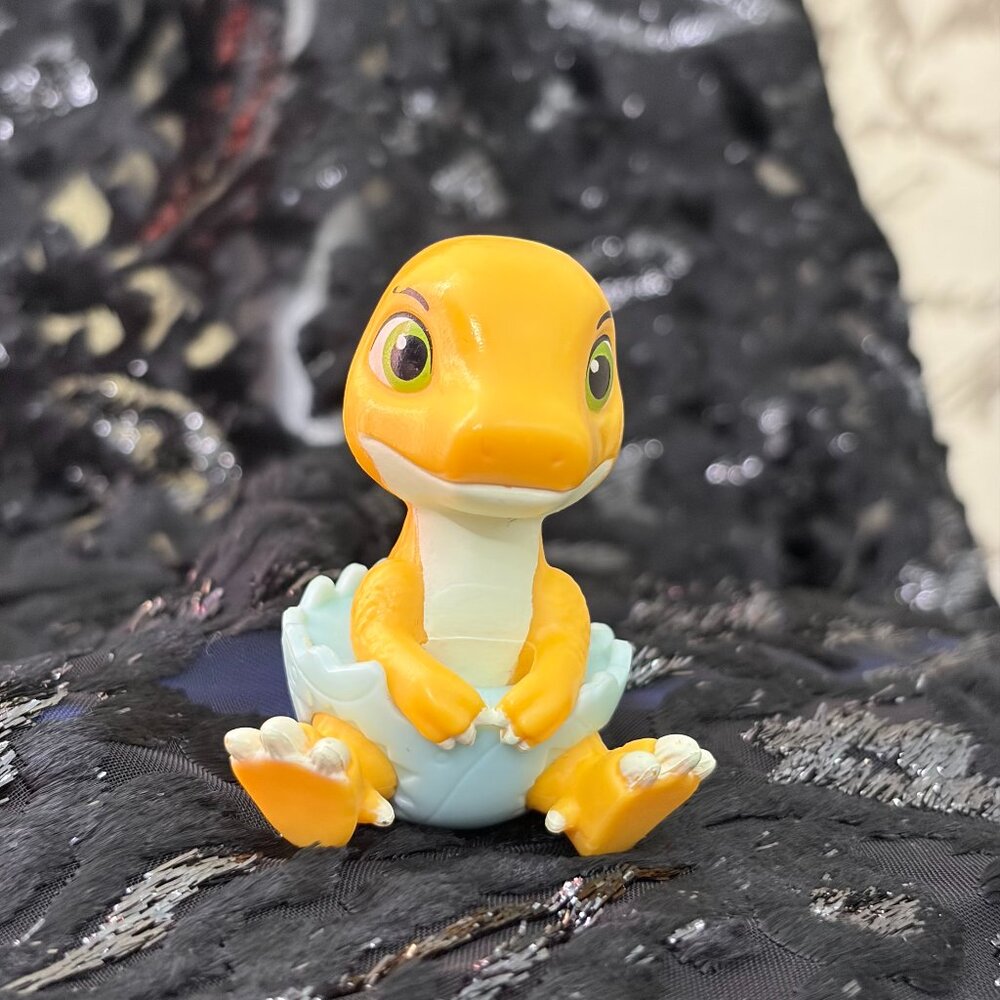💜3/$12✨ Jazwares Orange Baby Dinosaur Blue Egg Under 2" Figurine - Dino Ranch?